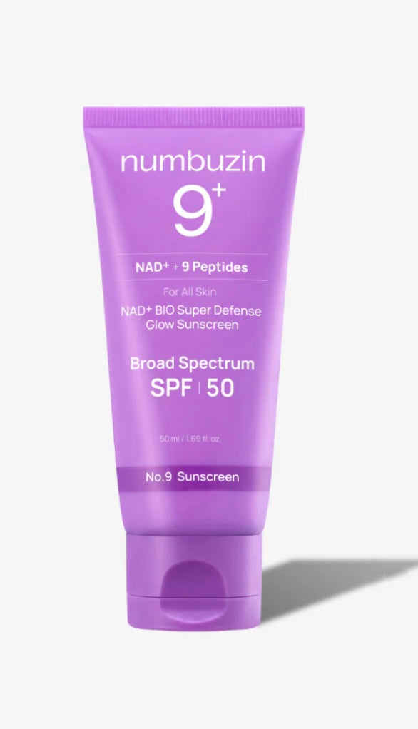 Numbuzin 9+ sunscreen