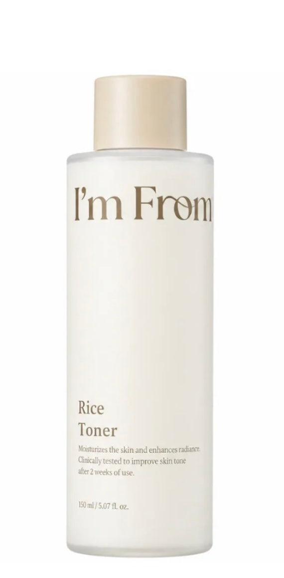 I’m from rice toner